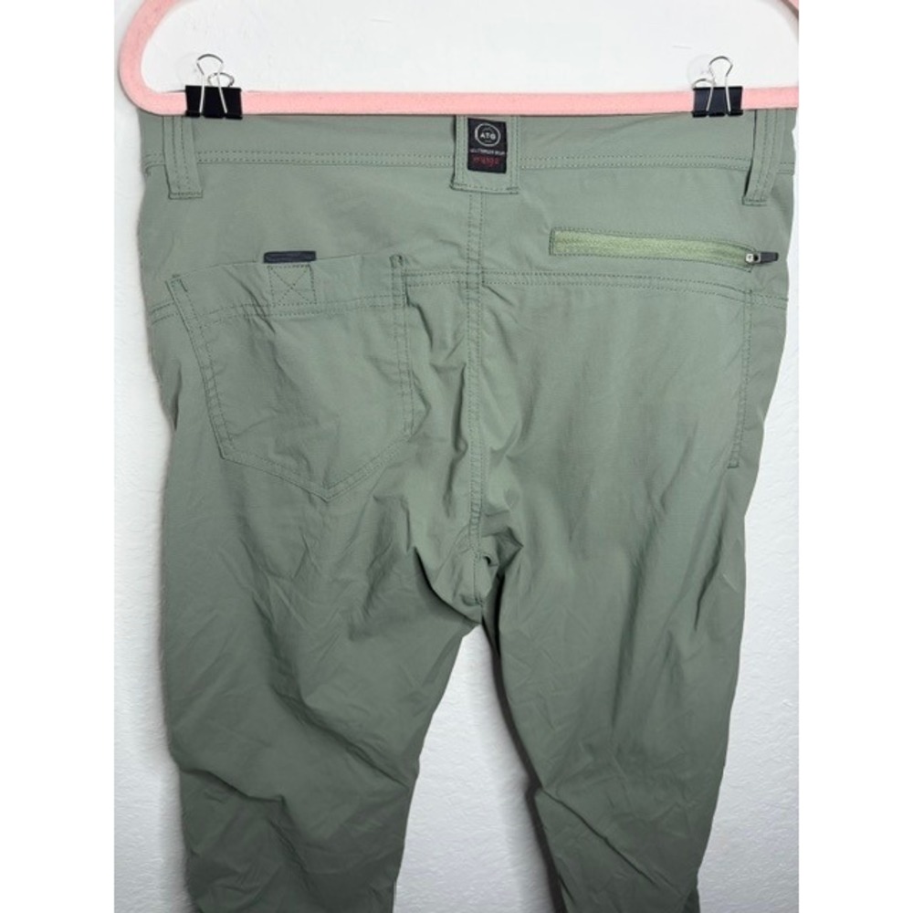 Wrangler ATG All Terrain Gear Mens Green Hiking Pants 32x32 Belted Articulated - Picture 4 of 8
